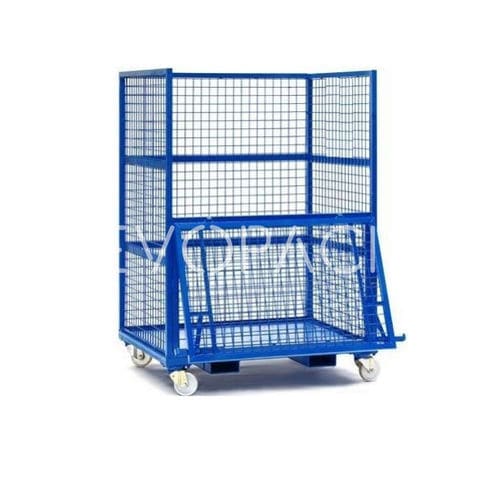 Carro de transporte - 94077 - EVOPACK - de acero inoxidable / con plataforma con rejilla / con ruedas giratorias