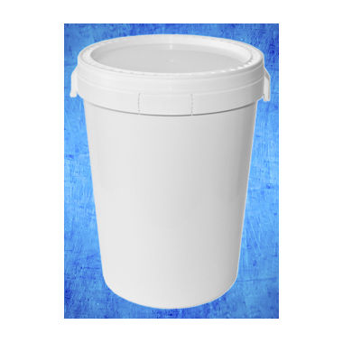 Cubo de plástico - 90675 - EVOPACK - redondo / con tapa / con asidero