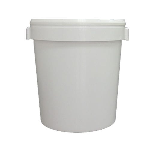 Cubo de plástico - 90471 - EVOPACK - redondo / con tapa / con asidero