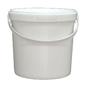 Cubo de plástico - 90461 - EVOPACK - redondo / con tapa / con asidero