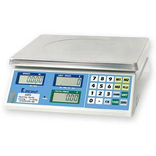 Balanza de plataforma - ASPX Series - KINGSHIP WEIGHING MACHINES CORP. - electrónica / peso precio / kilogramo