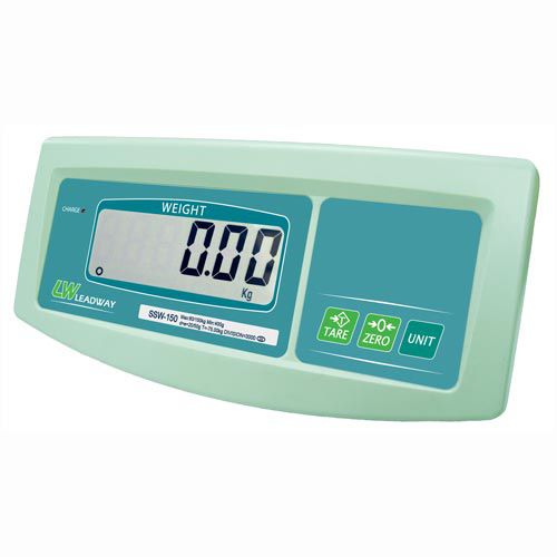 Indicador de pesaje visualizador LCD - SSW Series - KINGSHIP WEIGHING MACHINES CORP. - benchtop / RS-232 / para balanza de plataforma