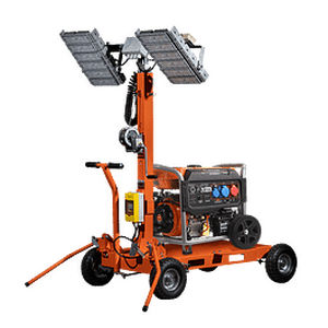 Torre de iluminación LED - M4.5 GR6500 - GRUPEL - con motor de gasolina / monofásica / trifásica