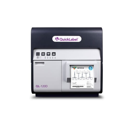Impresora de etiquetas de inyección de tinta - QL-120D - AstroNova GmbH - de mesa / industrial