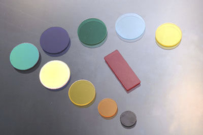 Filtro óptico coloreado - Nanjing BOTE Electro-Optics Co.,Ltd - de luz visible / de vidrio