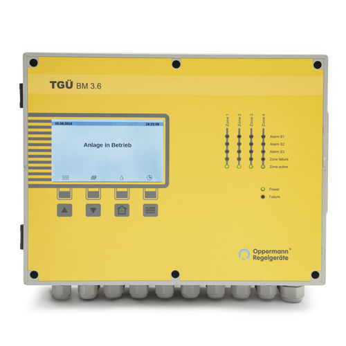 Central de detección de gas multicanales - TGÜ-BM 3.6 - Oppermann Regelgeräte - visualizador LCD / de pared / CO