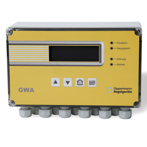 Central de detección de gas de pared - GWA-M 3.6 - Oppermann Regelgeräte - multicanales / visualizador LCD / CO