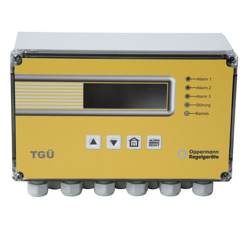 Central de detección de gas visualizador LCD - TGÜ-KM 3.6 - Oppermann Regelgeräte - de pared / CO / para sensor de detección de fugas