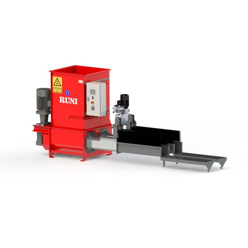 Compactador de basura para recogida selectiva - SK200 Twin - Runi - estacionario / de tornillo / de carga superior