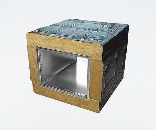 Conducto de aire rectangular - BRINNER - rígido / de acero galvanizado / de extracción de humos