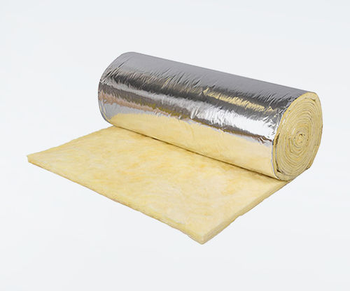 Material aislante de lana de vidrio - BRINNER - aluminizado / para conducto de aire