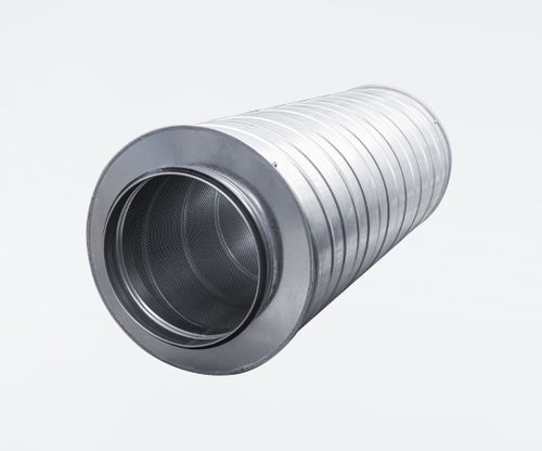 Silenciador para la ventilación - BRINNER - para conducto de aire / de metal / circular