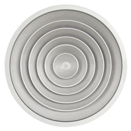 Difusor de aire circular - DCDS - BRINNER - empotrable / fijo / de metal