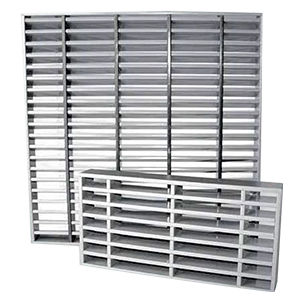 Rejilla de ventilación resistente al fuego - RRI - BRINNER - de metal / rectangular / redonda