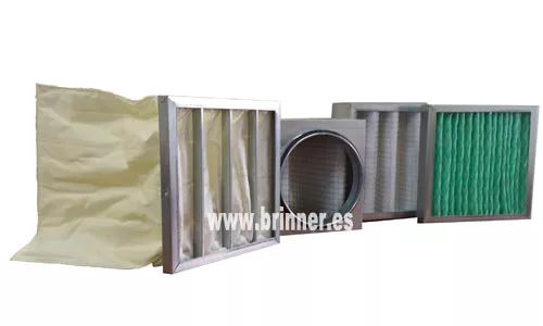 Filtro para ventilación - BRINNER - de aire / de malla metálica / de bolsa