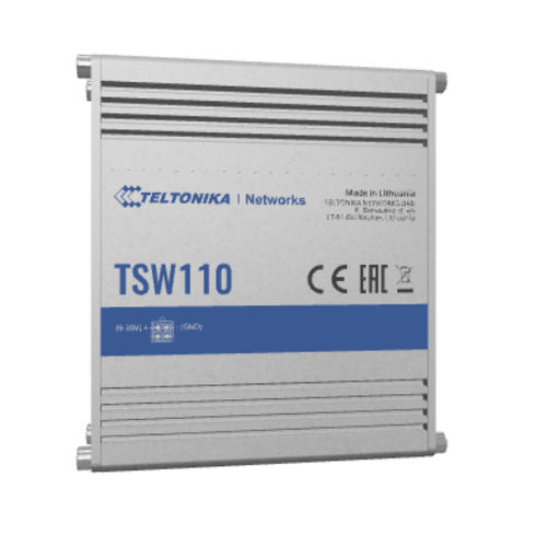 Conmutador Ethernet no administrable - TSW110 - Teltonika Networks - 5 puertos / de nivel 2 / Gigabit Ethernet