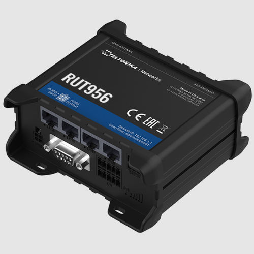 Router celular - RUT956 - Teltonika Networks - Ethernet / WAN / satélite