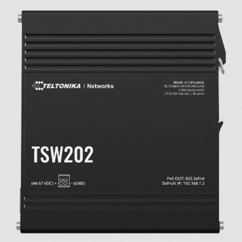 Conmutador Ethernet administrable - TSW202 - Teltonika Networks - 8 puertos / Gigabit Ethernet / ProfiNet