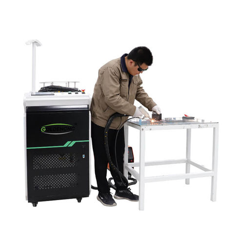 Máquina de soldar TIG - iGWL-HW - igoldencnc - láser de fibra / manual / con ruedas