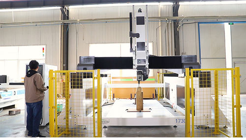 Recortadora CNC - 1730 - igoldencnc - 5 ejes / de un husillo / para madera