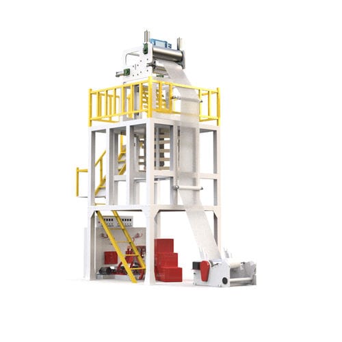 Soplador para ensacado bolsas de plástico - JDDC series - Jiangyin Jiade Machinery Company - de film