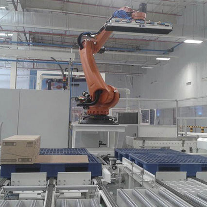 Paletizador robotizado - T120  - Nantongtongji Co.,LTD. - para mercaderías / automático / compacto
