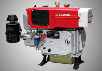 Motor diésel - S series - CHANGCHAI COMPANY,LIMITED - monocilindro / para grupo electrógeno / para el sector de la construcción