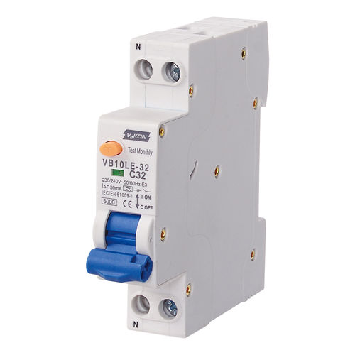 Interruptor diferencial de sobrecorriente - VB10LE-32  - ZHEJIANG VEKON TECHNOLOGY CO.,LTD - contra cortocircuitos / para sobrecargas / AC