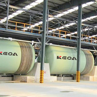 Línea de triturador de hormigón - BM  - KEDA INDUSTRIAL GROUP COMPANY - cilíndrico / batch