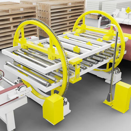 Máquina de corte de losas - KEDA INDUSTRIAL GROUP COMPANY - lineal / con transportador