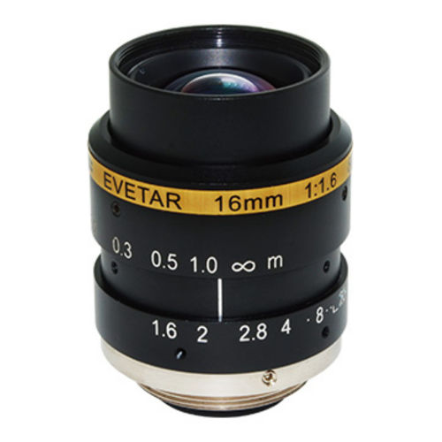 Objetivo de cámara para la visión industrial - E3128F - Xiamen Leading Optics Co., Ltd - de alta resolución / de resolución megapixel / de baja distorsión