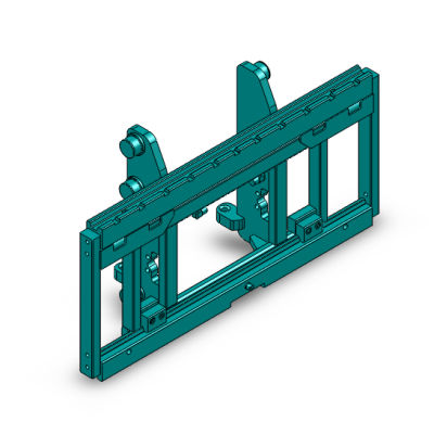 Tablero de desplazamiento lateral con posicionador integrado para carretilla elevadora - YC series - Anqing Liandong Engineering Trucks Attachments Co., Ltd