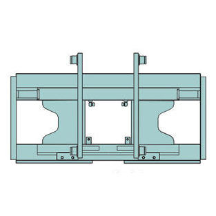 Tablero de desplazamiento lateral con posicionador integrado para carretilla elevadora - ZC series - Anqing Liandong Engineering Trucks Attachments Co., Ltd