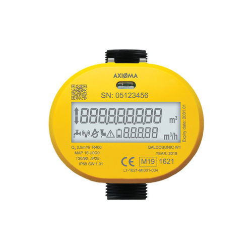 Contador de agua digital - QALCOSONIC W1 *A - UAB Axioma Metering - por ultrasonidos / residencial / inteligente