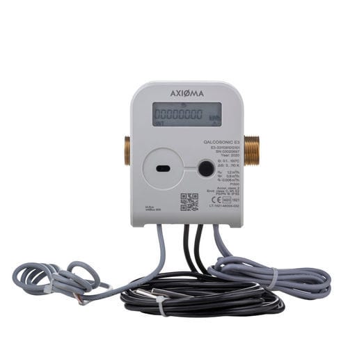 Contador de energía térmica digital - QALCOSONIC E3 - UAB Axioma Metering - por ultrasonidos / BACnet / Modbus