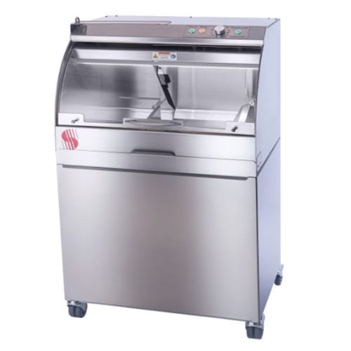 Cortadora de pan industrial automática - The Revolution - MW SCHICKART BÄCKEREIMASCHINEN - con disco de corte / vertical / de baguettes