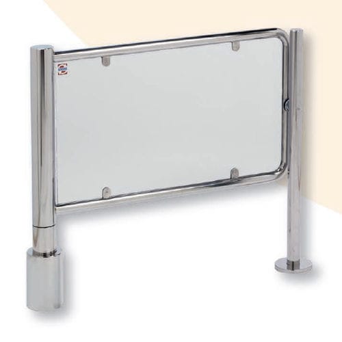Puerta de velocidad automática - PM-400 - MECANIZADOS ARGUSA, S.A. - de acero inoxidable / para control de acceso