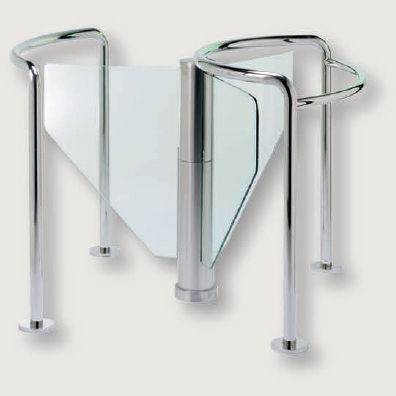 Puerta de velocidad automática - TR-8300 - MECANIZADOS ARGUSA, S.A. - de acero inoxidable / para control de acceso