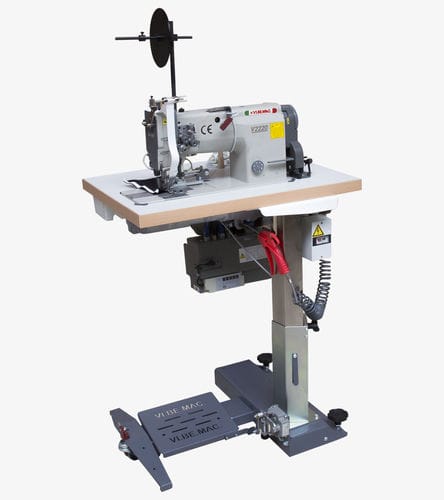 Máquina de coser punto anudado - V2220 - VI.BE.MAC. - de 2 agujas / de tejidos / de mesa