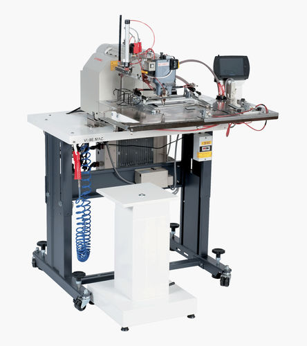 Máquina de coser punto anudado - 1010V4 series - VI.BE.MAC. - de 2 agujas / de 2 hilos / para la creación de motivos
