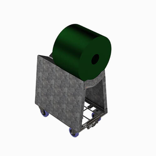 Carretilla de transferencia - Rollis Bobines M - Labadis - de almacenamiento / de taller / de acero galvanizado