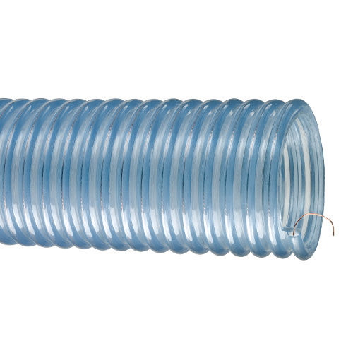 Manguera para productos alimentarios - TIGERFLEX 2001 - KURIYAMA EUROPE - para polvo abrasivo / de PU / de aspiración