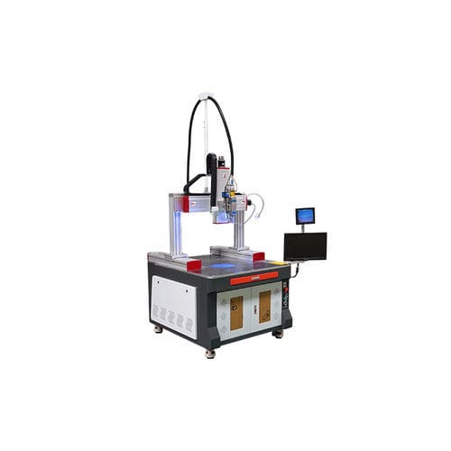Máquina de soldar láser de fibra - DXTECH CNC Machine Co., Ltd. - automática / independiente / para componentes electrónicos