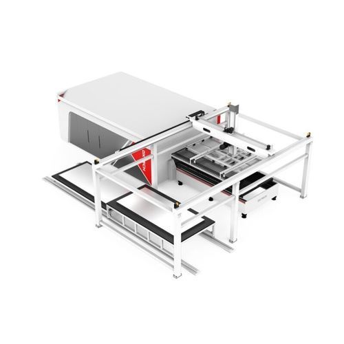 Máquina de corte con carga automatizada - A-PRO series - DXTECH CNC Machine Co., Ltd. - láser de fibra / para metal / de chapa