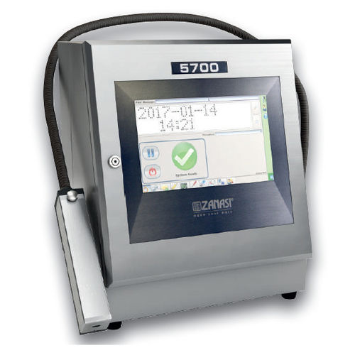 Máquina de marcado por chorro de tinta continuo - Z5700 - Zanasi - integrable / compacta / de códigos de barras