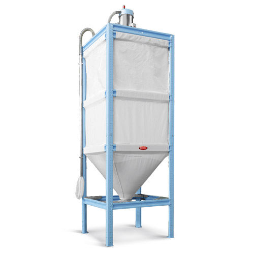 Silo de fondo cónico - SILTEX - Moretto - para granulados de plástico / de tejido