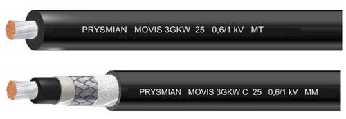 Cable eléctrico de alimentación - MOVIS 3GKW - Prysmian Group - DIN / libre de halógenos