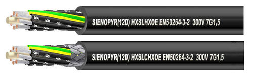 Cable eléctrico de alimentación - EN50264-3-2 | SIENOPYR(120) HXSLHXÖ / HXSLCHXÖ - Prysmian Group - DIN / libre de halógenos