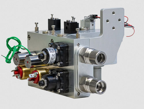 Manifold para electroválvula - Air Engineering Controls Ltd - multivía / para dispositivos médicos / para aire