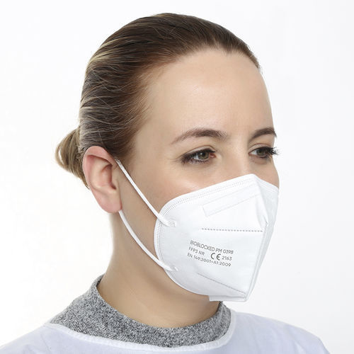 Máscara de protección FFP3 - PM 0398 - BioBlocked - desechable / tipo copa / con sujeción en las orejas
